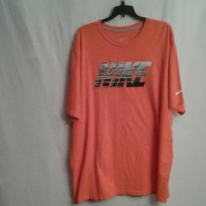 Nike orange short sleeve tee sz 3XL